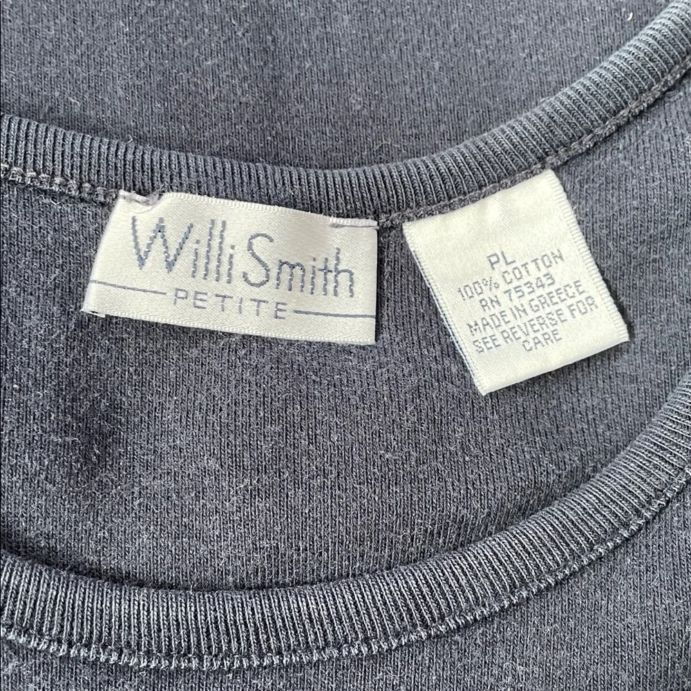 Willi Smith Navy Sleeveless Tank Dress with Pocket.  Size PL - Picture 3 of 3